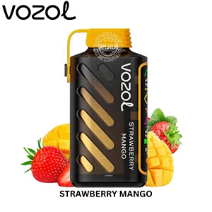 Vozol Star 12K PUFFS Mangue Fraise - Vape Jetable Puissante & Écologique