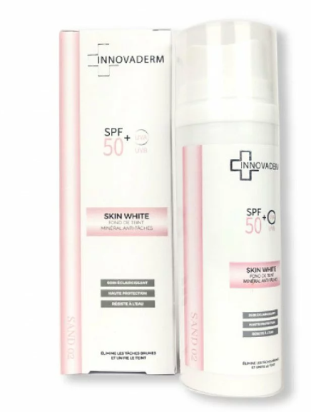 INNOVADERM SKIN WHITE Fond de Teint Mineral Anti taches - Sand 02