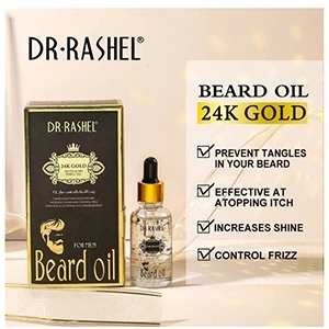 Huile Croissance Barbe Homme Dr Rashell - Gold 30ml