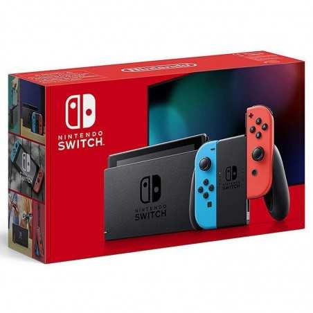 CONSOLE NINTENDO SWITCH V2 + 2 JOY-CON - COMME NEUVE