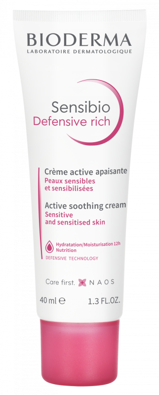 BIODERMA SENSIBIO DEFENSIVE RICH CREME ACTIVE APAISANTE 40ML