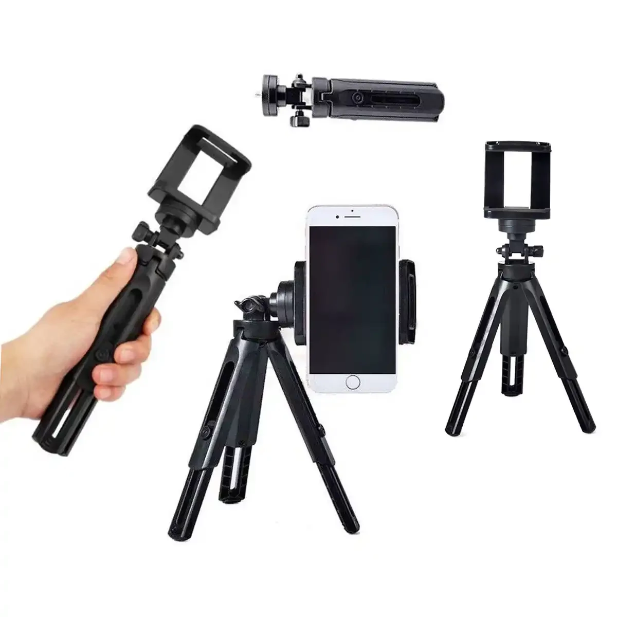 Selfi , Trépied et Tripod Support 3in1  -Flexible  -Rotatif