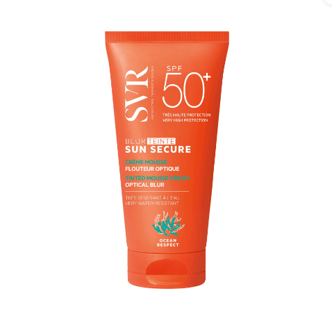 SVR SUN SECURE BLUR CREME MOUSSE FLOUTEUR OPTIQUE SPF50+ TEINTE 50ML