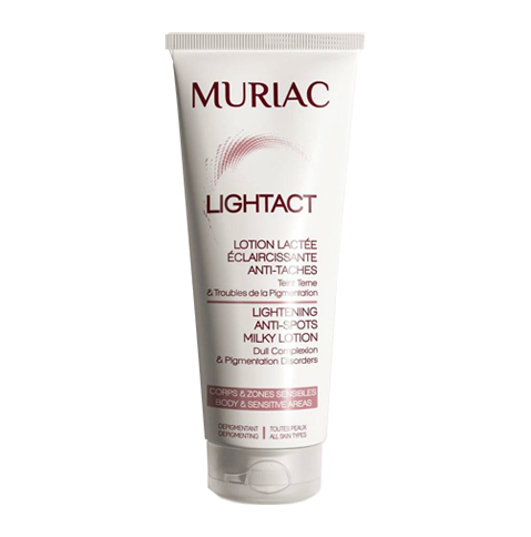 MURIAC LIGHTACT LOTION LACTÉE ÉCLAIRCISSANTE ANTI-TACHES corps et zone sensibles, 200 ml