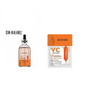 Dr Rashell Pack  Sérum Niacinamide éclaircissant -100 ml & Masque 5 PCS