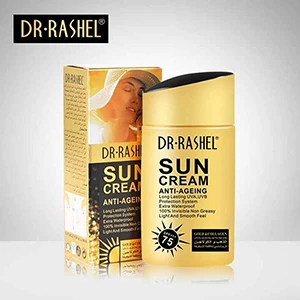 Dr Rashell Crème Solaire SPF 75 Hydratante Anti-Âge