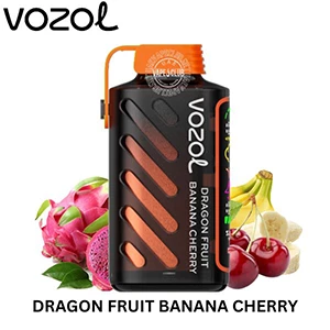 VOZOL GEAR POWER - 12000-20000 Puffs, DRAGON FRUIT BANANA CHERRY  | Puff Jetable