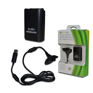 Kit 2-en-1 Batterie Rechargeable + Câble 270cm pour XBOX 360