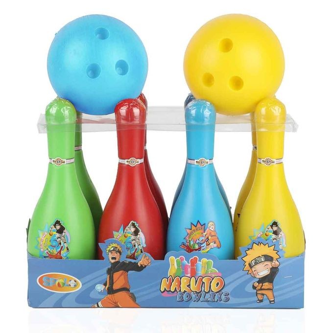 Bowling - 8 Épingles Multicolores - 2 Balles - Grand Model - 3 Ans Et Plus