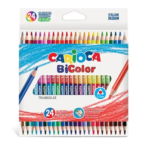 Crayons de couleur Pastel 24 pièces-Carioca Tunisie