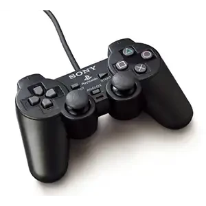 Sony PS2 Manette DualShock 2 - Noire, Vibrante, Haute Sensibilité